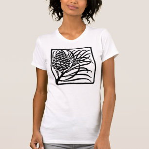 Art Nouveau pijnappel T-shirt