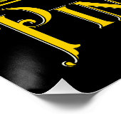 Art Nouveau Pina Colada Perfect Poster (Hoek)