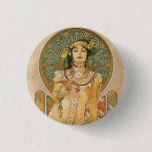Art Nouveau Pinback Button (Voorkant)
