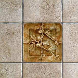 Art Nouveau Pine Conproduction Tegeltje