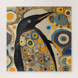 Art Nouveau Pinguïn Legpuzzel