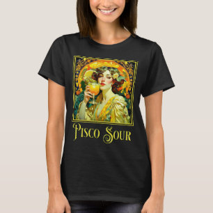 Art Nouveau Pisco Sour T-shirt