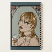 Art nouveau planner (Achterkant)