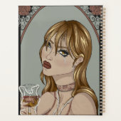 Art nouveau planner (Achterkant)