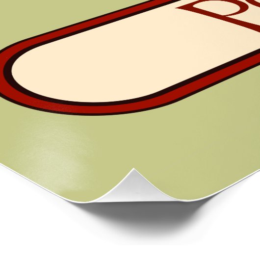 Art Nouveau Poinsettia Vrouw Perfect Poster (Hoek)