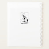 Art Nouveau Polychrome Oz Black en White Planner (Achterkant)