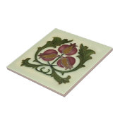 Art Nouveau Pomegranate Reproduction Antiek Tile Tegeltje (Zijkant)
