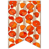 Art Nouveau Poppies Banner (Derde vlag)