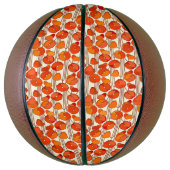 Art Nouveau Poppies Basketball Basketbal (Verticaal)