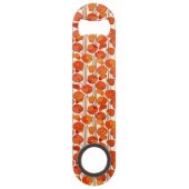 Art Nouveau Poppies Bottle Open Speed Flessenopener (Achterkant)