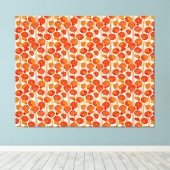 Art Nouveau Poppies Canvas Afdruk (Insitu (Houten vloer))
