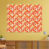 Art Nouveau Poppies Canvas Afdruk (Insitu (Woonkamer))