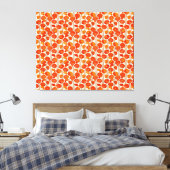 Art Nouveau Poppies Canvas Afdruk (Insitu (Slaapkamer))