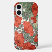 Art Nouveau Poppies Case-Mate iPhone Case (Achterkant)