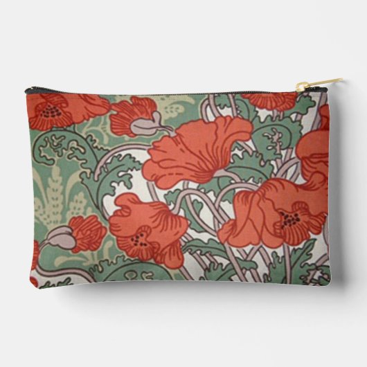 Art Nouveau Poppies Etui (Achterkant)