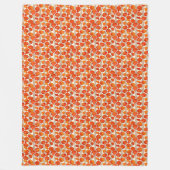 Art Nouveau Poppies Fleece Blanket Deken (Voorkant)