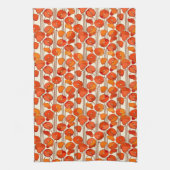 Art Nouveau Poppies Kitchen Towel Theedoek (Verticaal)