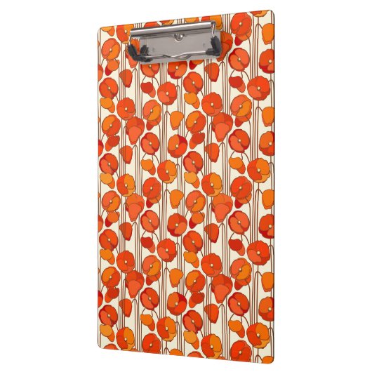 Art Nouveau Poppies-klembord Klembord (Links)