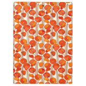 Art Nouveau Poppies-klembord Klembord (Achterkant)