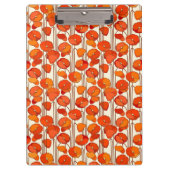 Art Nouveau Poppies-klembord Klembord (Voorkant)
