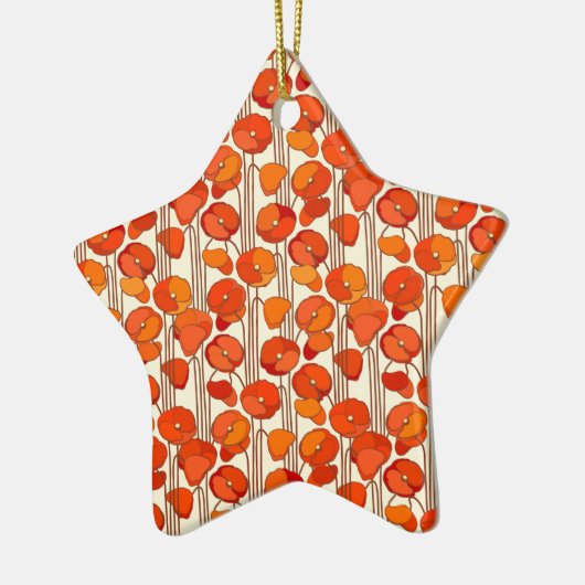 Art Nouveau Poppies Ornament (Links)