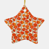 Art Nouveau Poppies Ornament (Achterkant)