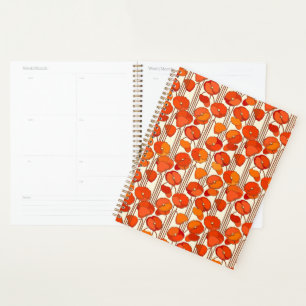 Art Nouveau Poppies Planner