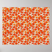 Art Nouveau Poppies Poster (Voorkant)