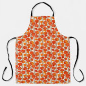 Art Nouveau Poppies Schort (Voorkant)