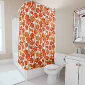 Art Nouveau Poppies Shower Curtain Douchegordijn (In situ)