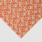 Art Nouveau Poppies Weefpapier Tissuepapier (Detail)