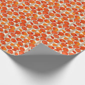 Art Nouveau Poppies Wrapping Paper Cadeaupapier (Hoek)