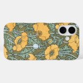  Art Nouveau, Poppy Flowers in tuin Case-Mate iPhone Case (Achterkant (horizontaal))