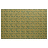 Art Nouveau Poppy Flowers Pattern Stof (Yard (91,4 cm))