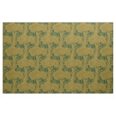 Art Nouveau Poppy Flowers Pattern Stof (Fat Quarter)