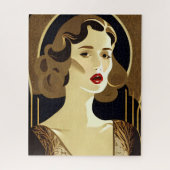 Art Nouveau Portret Legpuzzel (Verticaal)