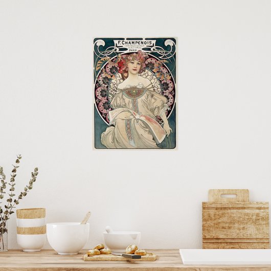 Art Nouveau Poster (Keuken)