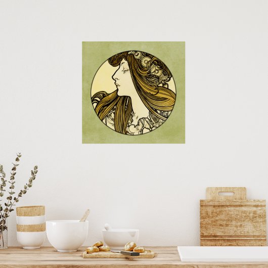 Art Nouveau Poster (Keuken)