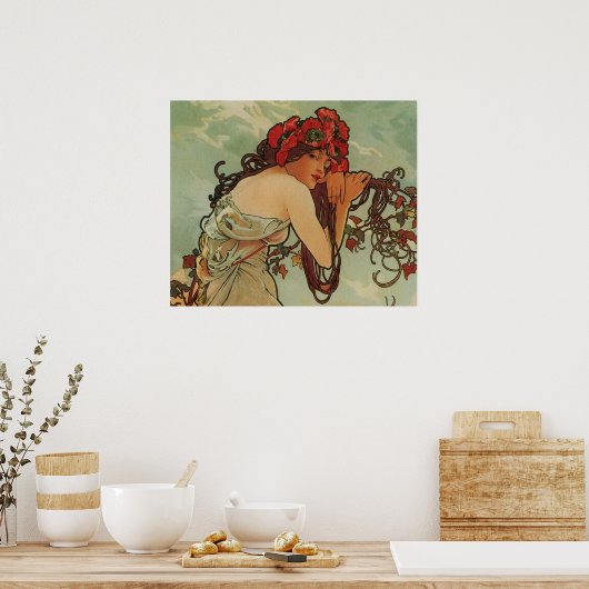 Art Nouveau Poster (Keuken)