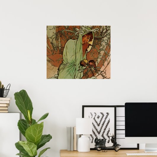 Art Nouveau Poster (Thuiskantoor)