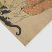 Art Nouveau Poster 21 Pets Lady-ontkoppeling Tissuepapier (Detail)