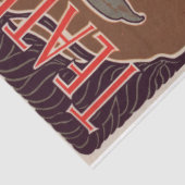 Art Nouveau Poster 22 Harp Lady Decoupage Tissuepapier (Detail)