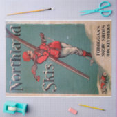 Art Nouveau Poster 24 Ski debetpapier Tissuepapier (Craft)