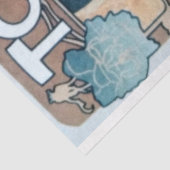 Art Nouveau Poster 29 Woman-ontkoppeling Tissuepapier (Detail)