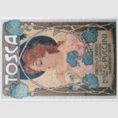 Art Nouveau Poster 29 Woman-ontkoppeling Tissuepapier (Voorkant)