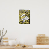 Art Nouveau Poster Afdrukken: "Het Poster" van Ber (Keuken)