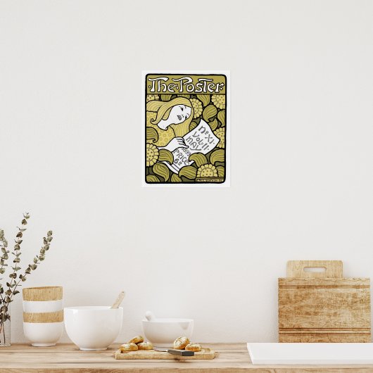Art Nouveau Poster Afdrukken: "Het Poster" van Ber (Keuken)