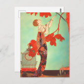 Art Nouveau Poster Briefkaart (Voorkant / Achterkant)