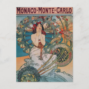Art Nouveau Poster Briefkaart