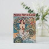 Art Nouveau Poster Briefkaart (Staand voorkant)